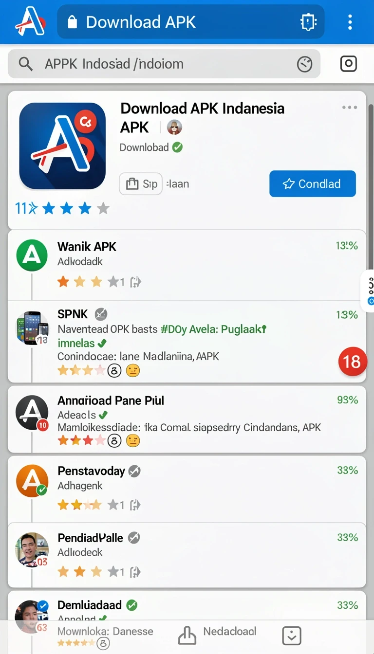 Cuplikan layar menu unduhan royal88 untuk perangkat Android